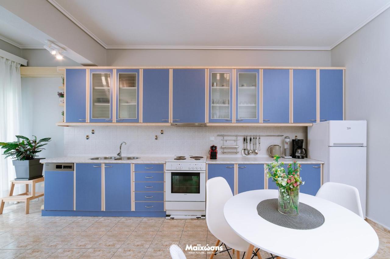 Helianthos Villa - Apartment No1 Palaiontsiflikion Luaran gambar