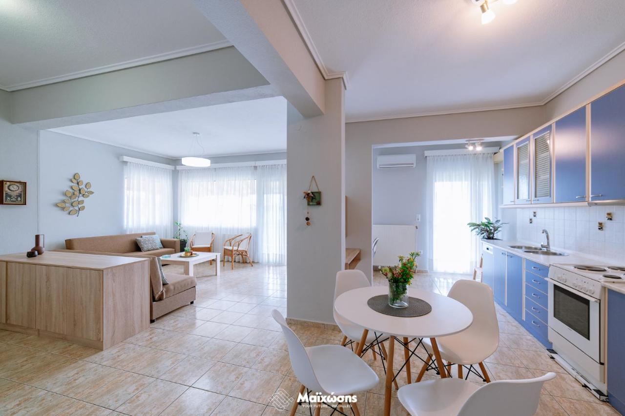 Helianthos Villa - Apartment No1 Palaiontsiflikion Luaran gambar