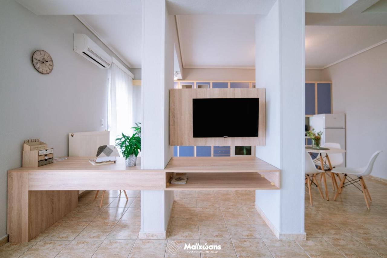 Helianthos Villa - Apartment No1 Palaiontsiflikion Luaran gambar