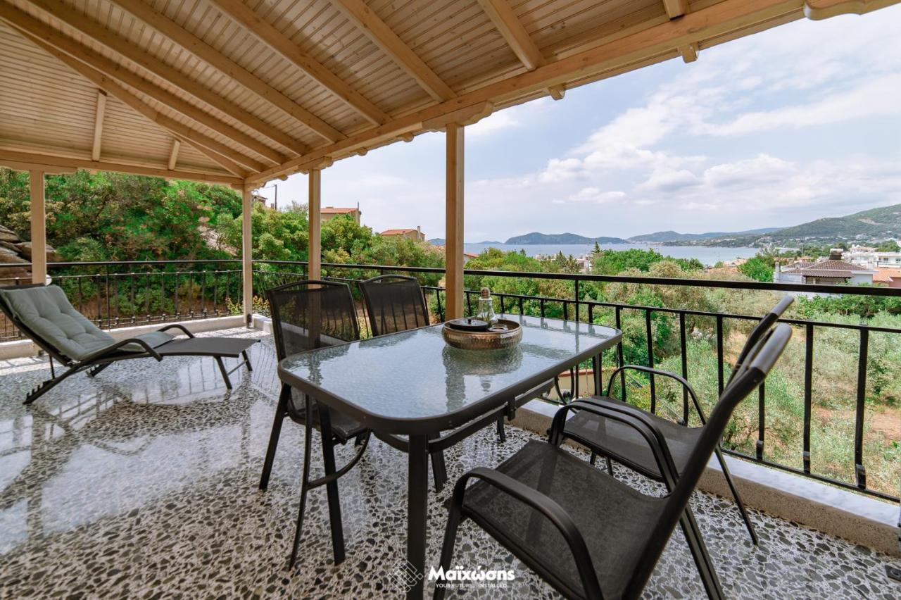 Helianthos Villa - Apartment No1 Palaiontsiflikion Luaran gambar