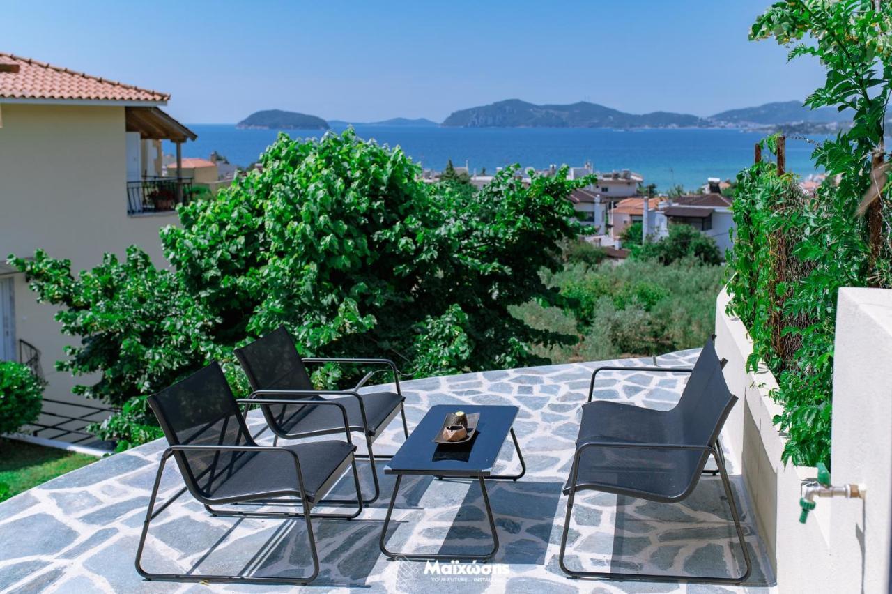 Helianthos Villa - Apartment No1 Palaiontsiflikion Luaran gambar