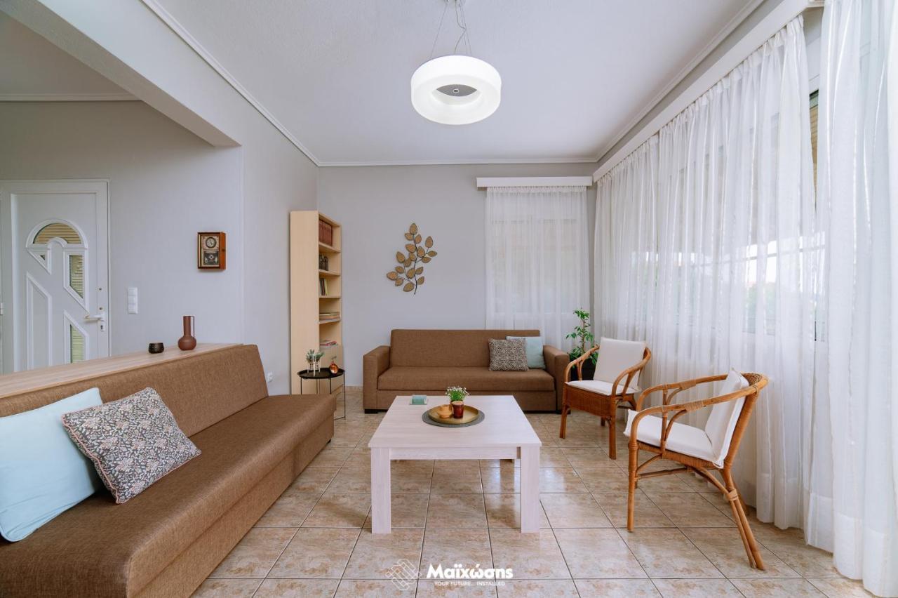 Helianthos Villa - Apartment No1 Palaiontsiflikion Luaran gambar
