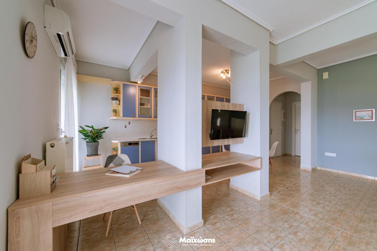 Helianthos Villa - Apartment No1 Palaiontsiflikion Luaran gambar